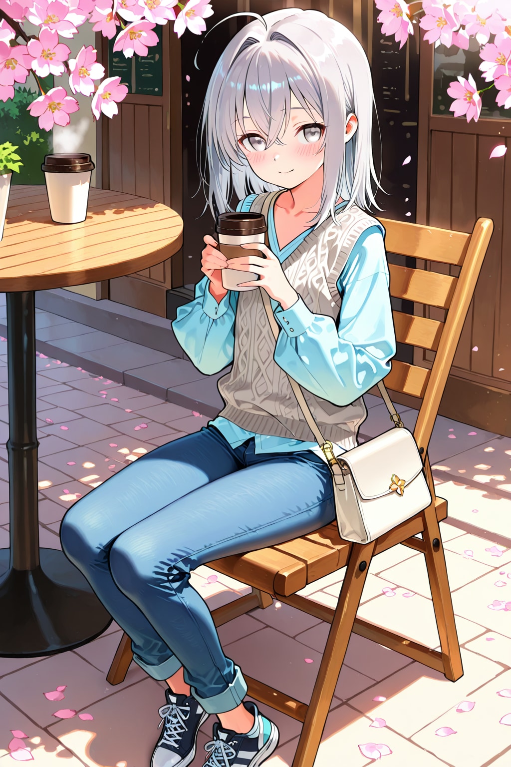 カフェでひと息 | の人気AIイラスト・グラビア