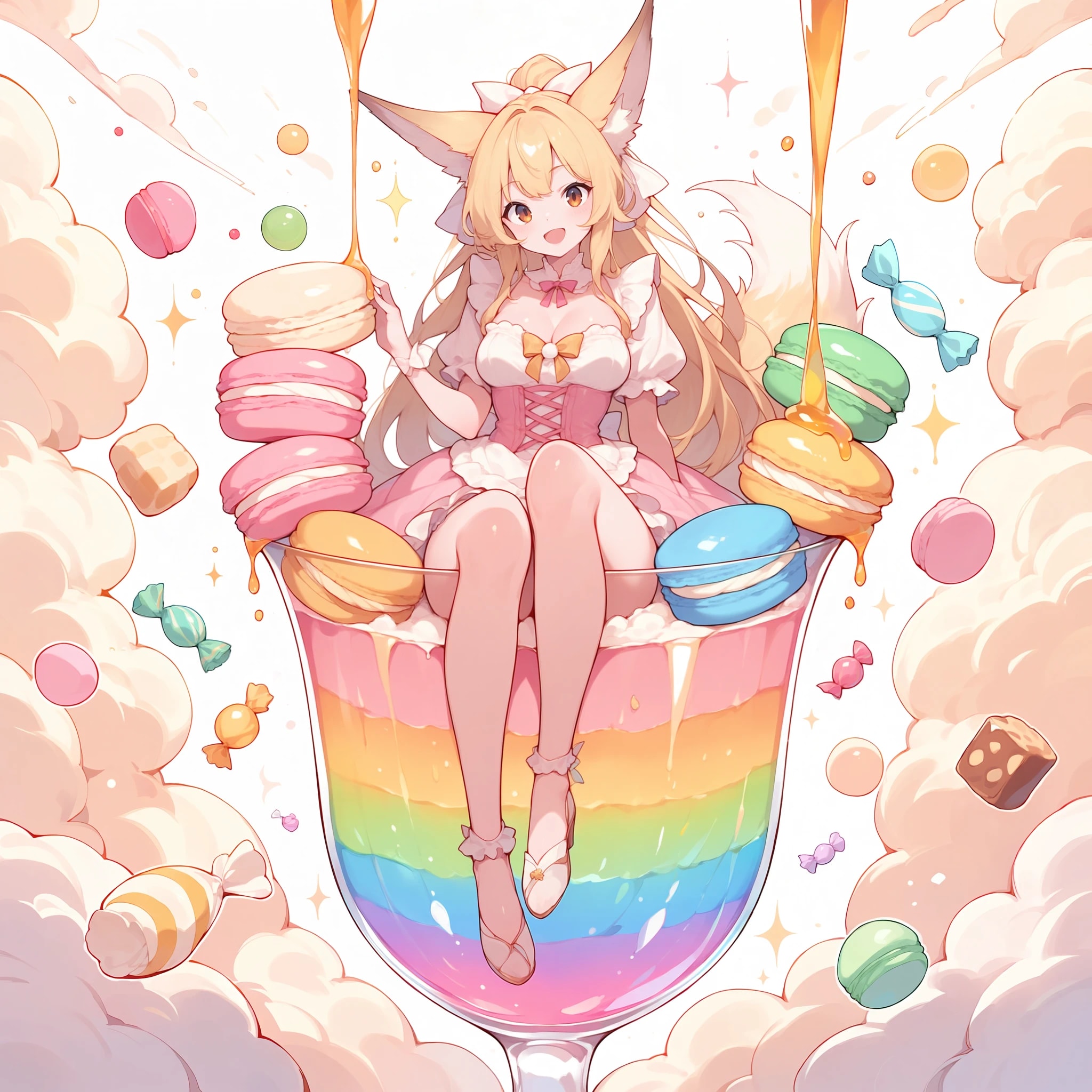 ゆめかわ？　狐娘さん