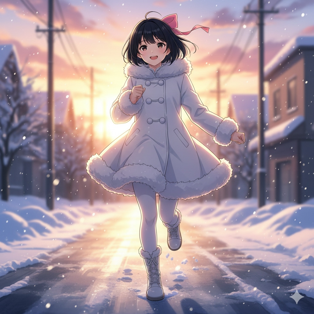 白コートの少女 | の人気AIイラスト・グラビア