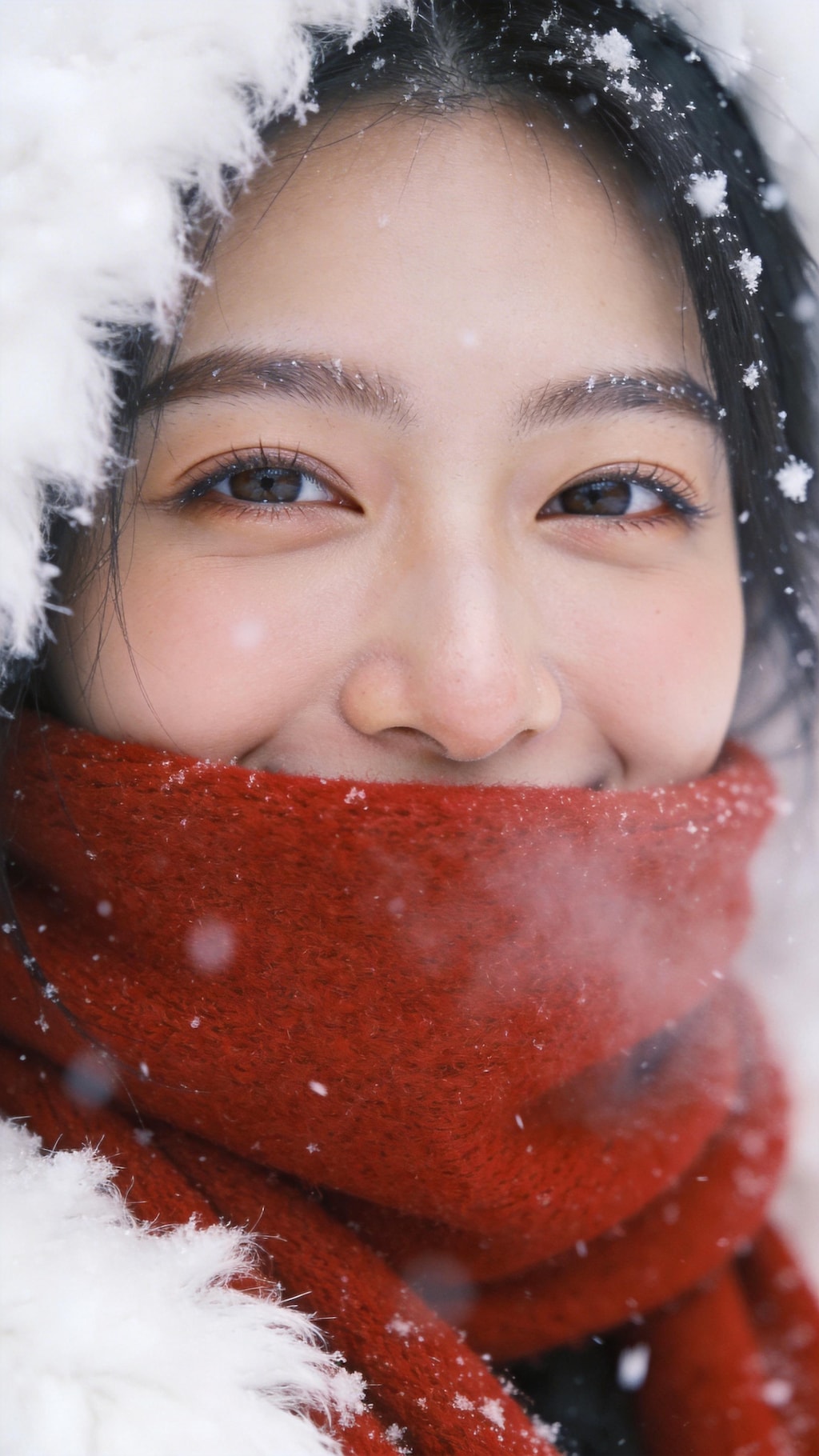 Warmth Wrapped in Falling Snow
