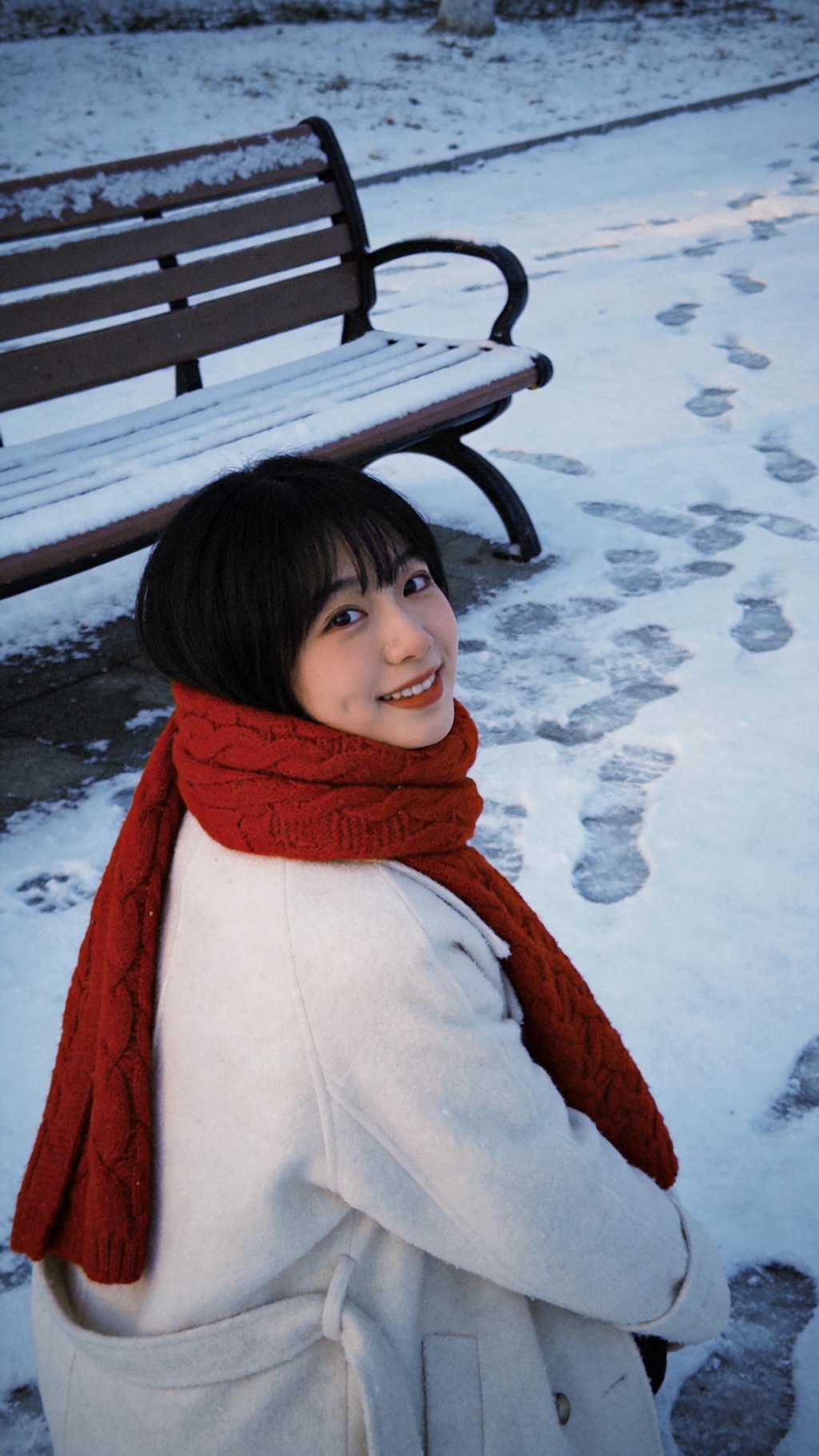 Warmth Wrapped in Falling Snow