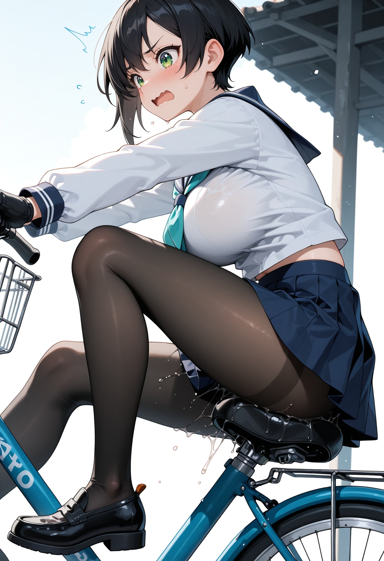 ちょ…っ！このサドル…っ！