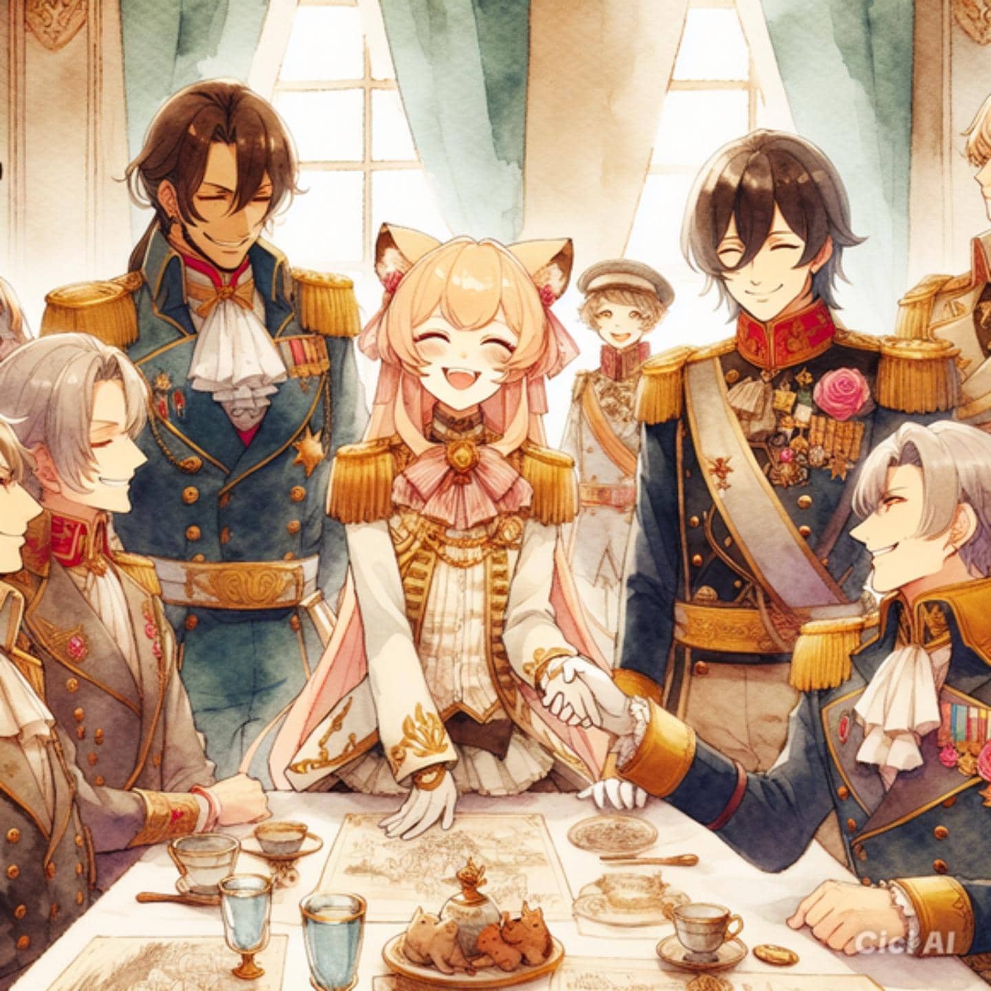 GC フランソワールの将校がかっこよくてこれには猫耳娘はにっこり | の人気AIイラスト・グラビア