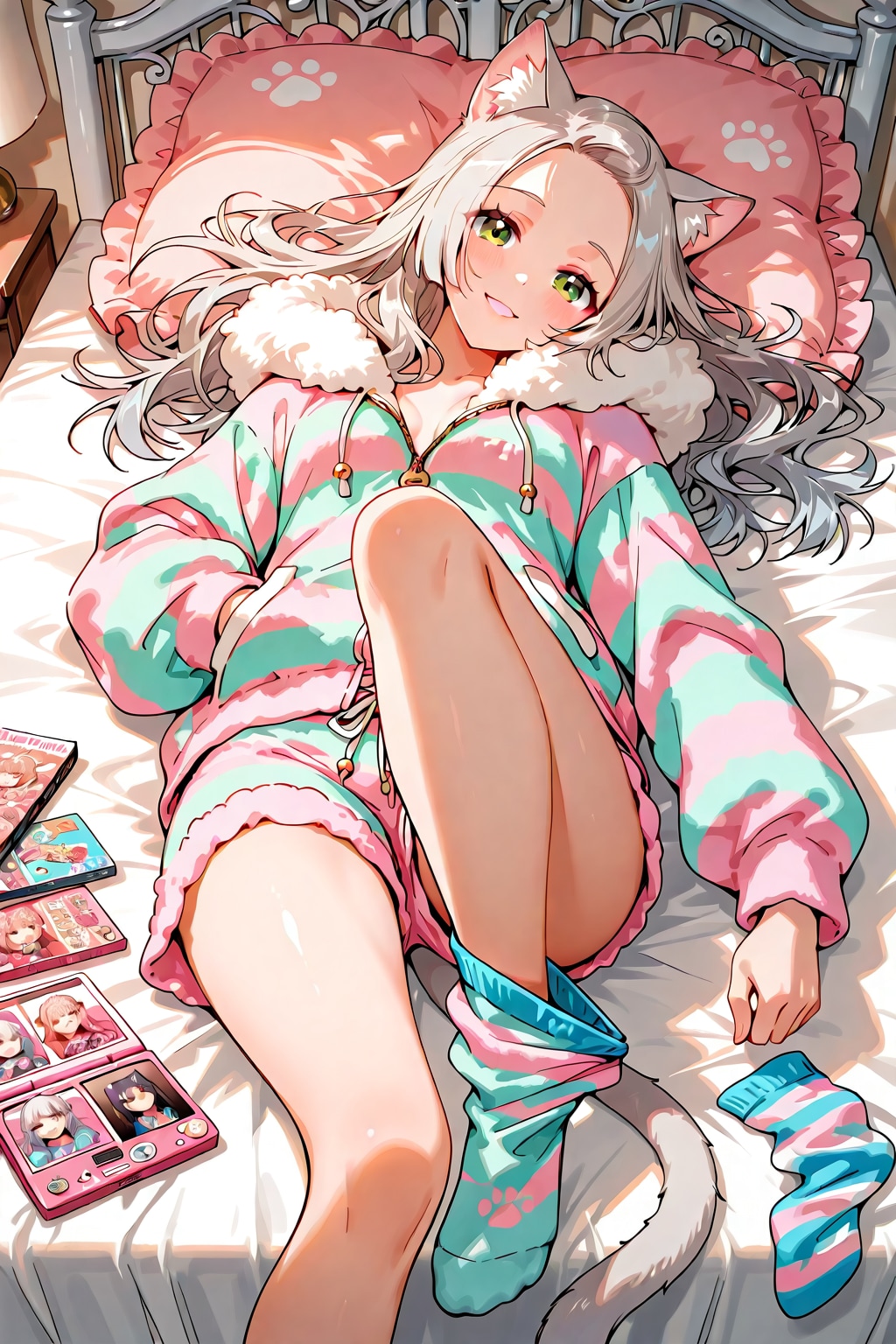 あっ、ちょっと待って。ソックス履いたらすぐ行くから！