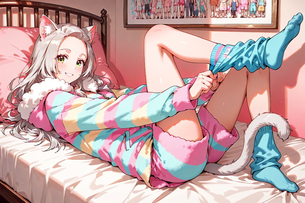 あっ、ちょっと待って。ソックス履いたらすぐ行くから！