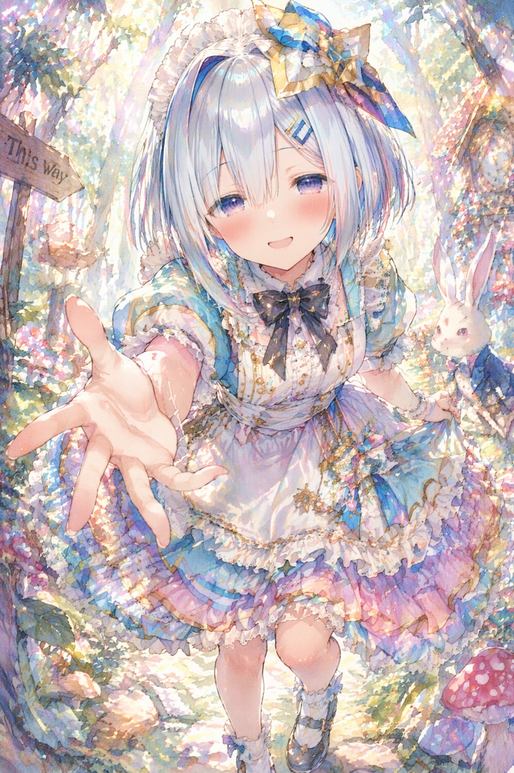 道に迷った？だいじょうぶ、ボクはちゃんといるよ。おいで。