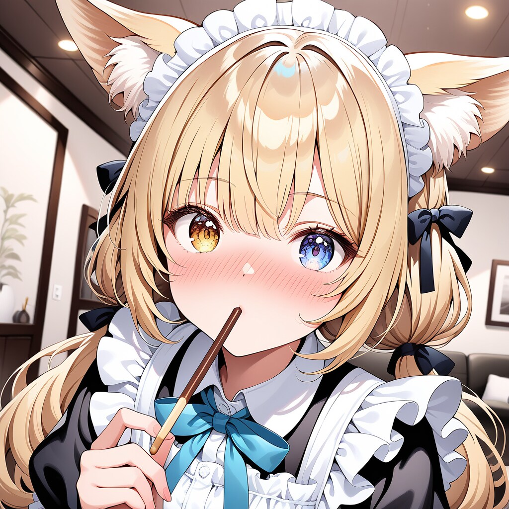 ポッキーゲームと狐娘・四女