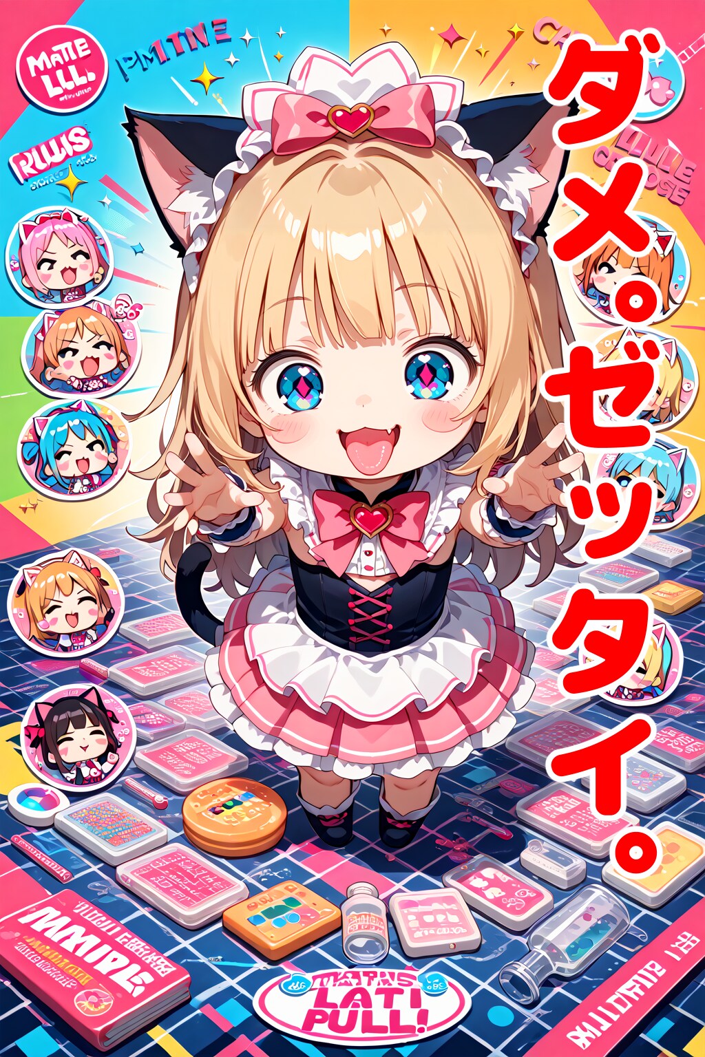 サイケデリックネコミミ魔法少女啓発ポスター！