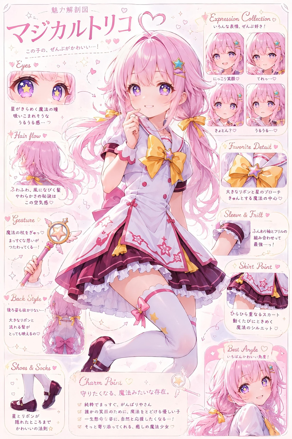 魅力解剖図マジカルトリコ
