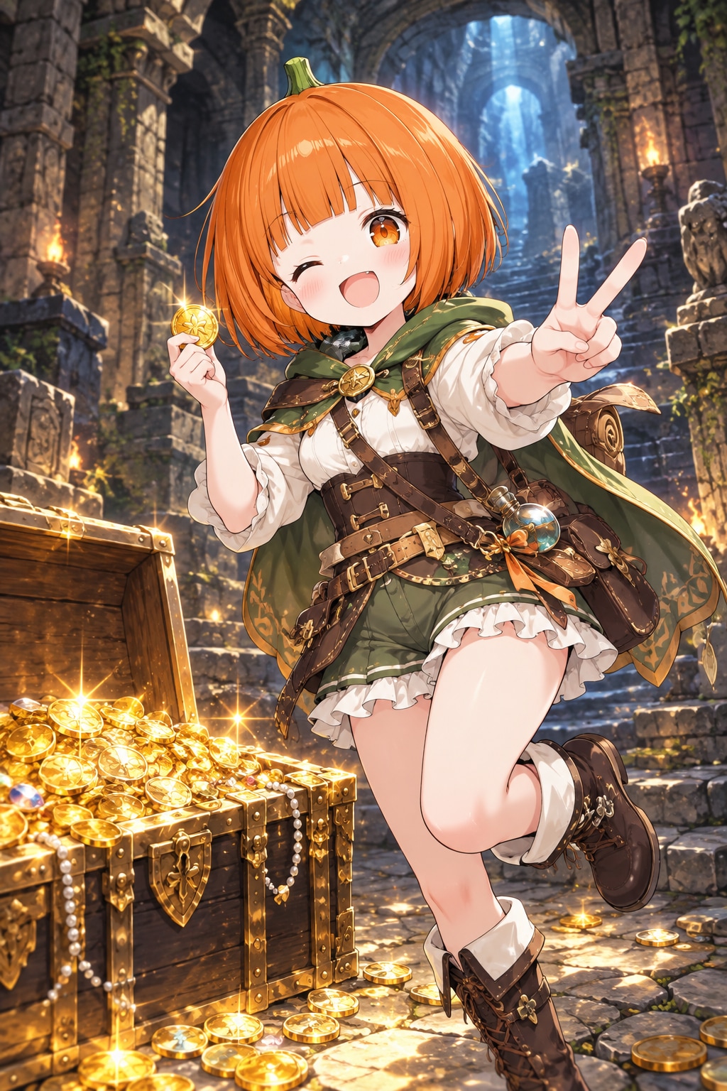お宝ゲット！🎃 | の人気AIイラスト・グラビア