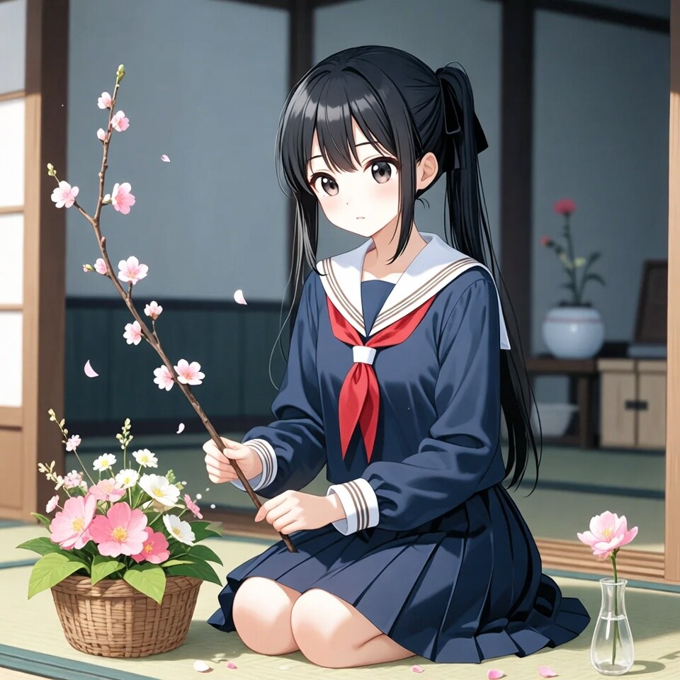 華道部 | の人気AIイラスト・グラビア