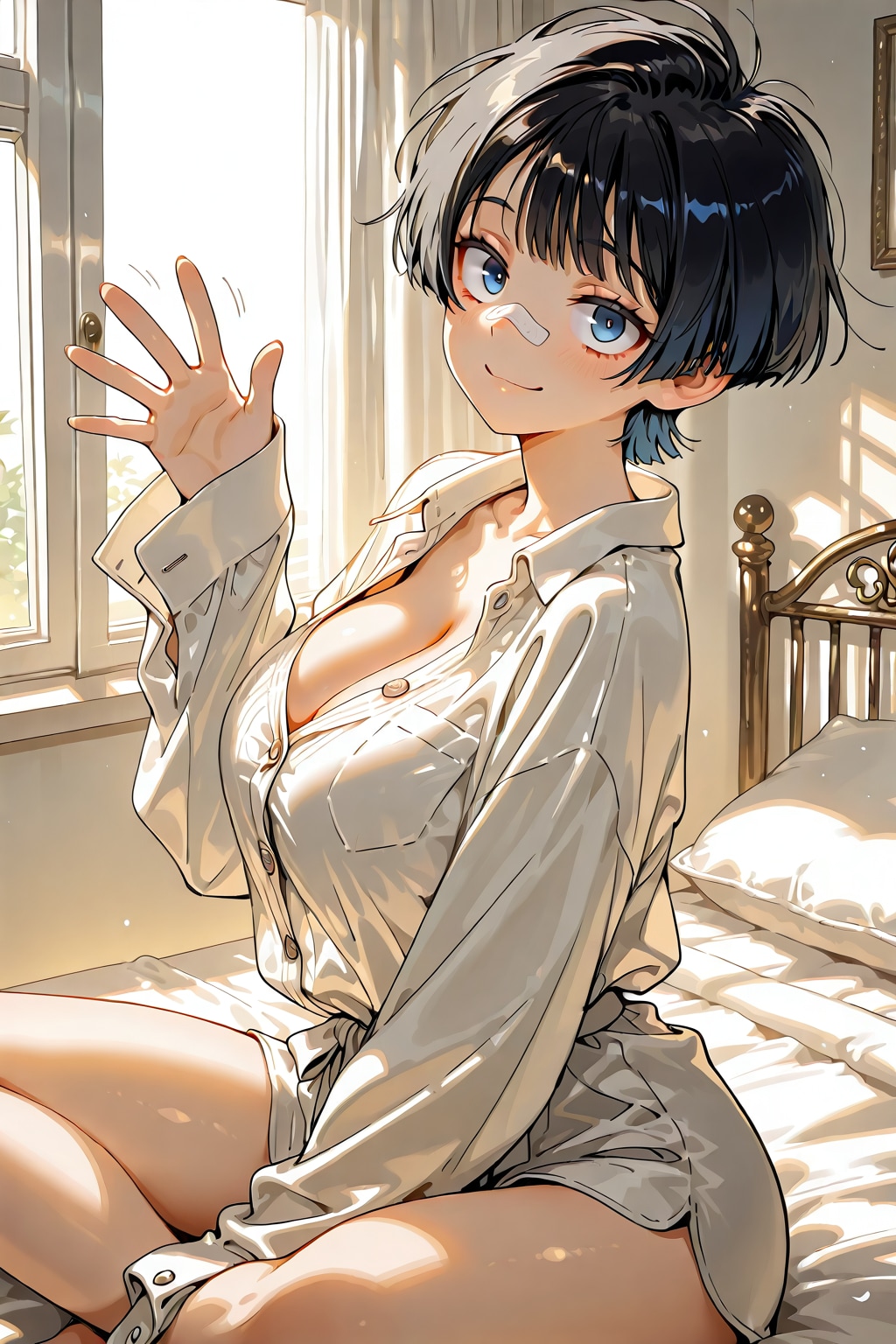 ……おはよ(よその子 三分一茜ちゃん)