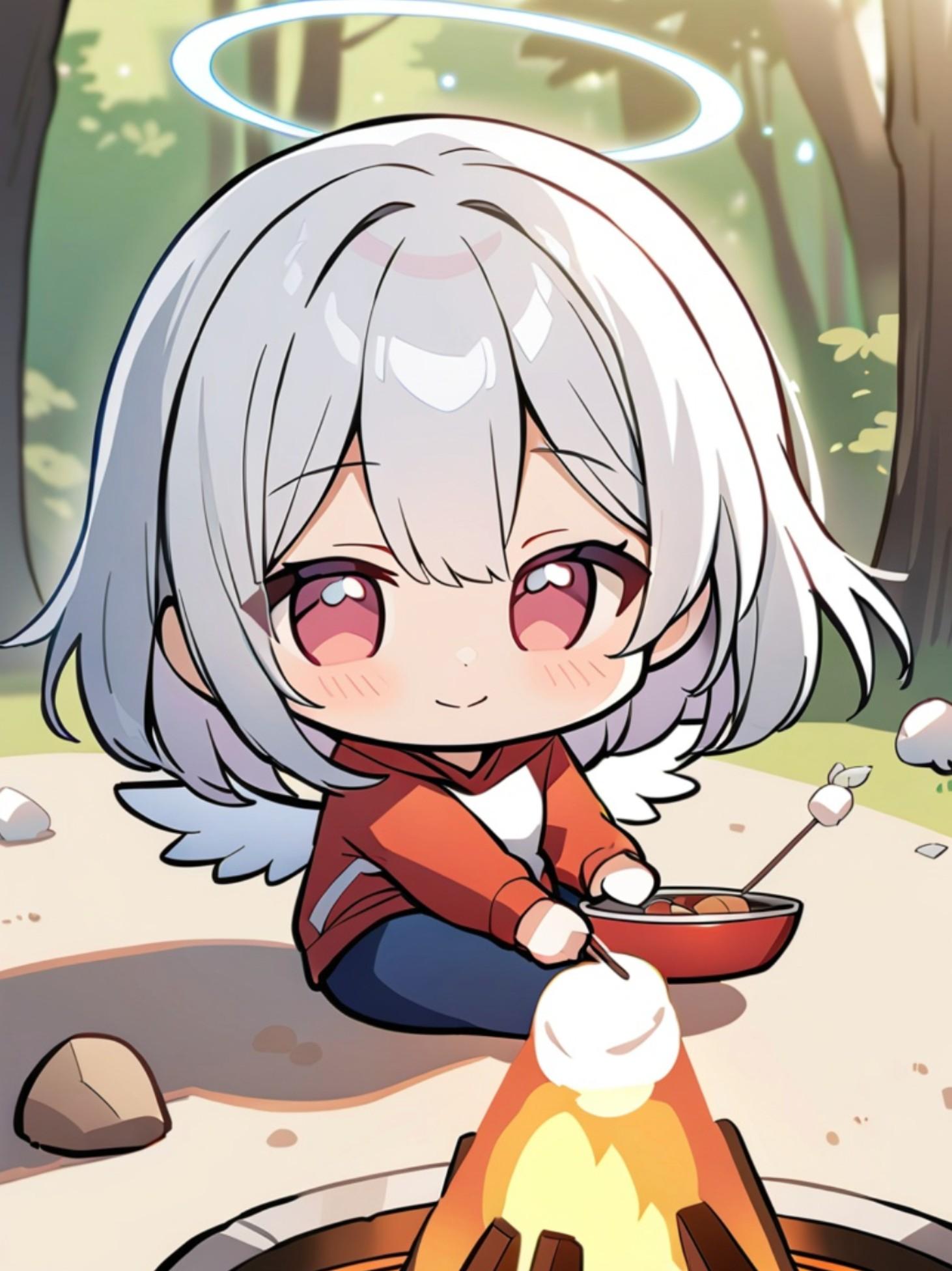 銀髪の天使ちゃん