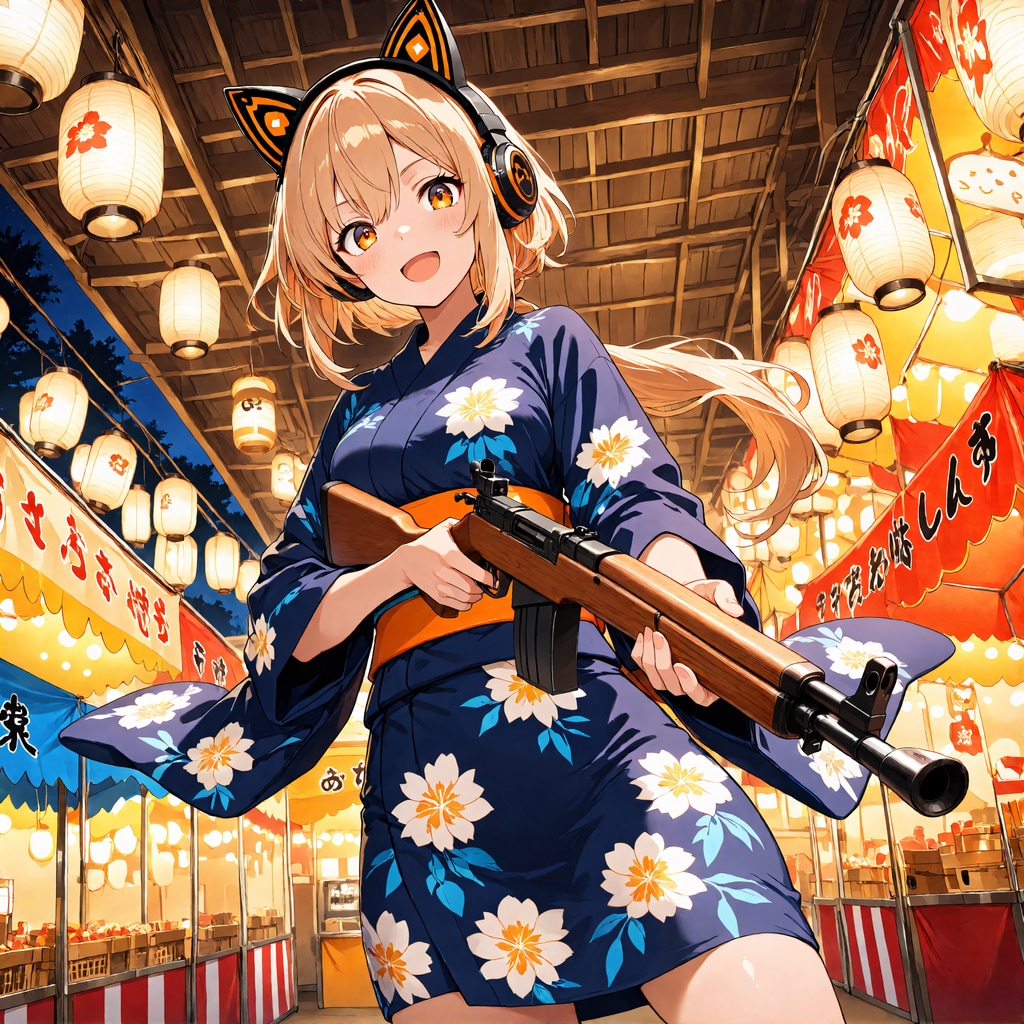 夏祭り射的大会