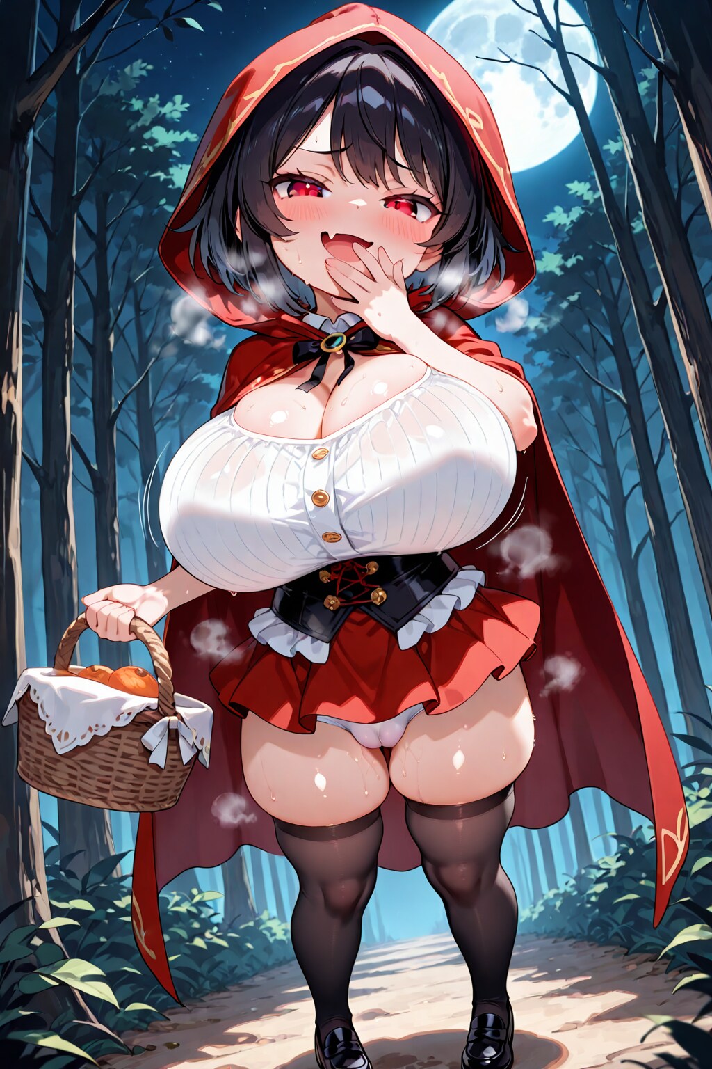 ロリ巨乳・赤ずきん
