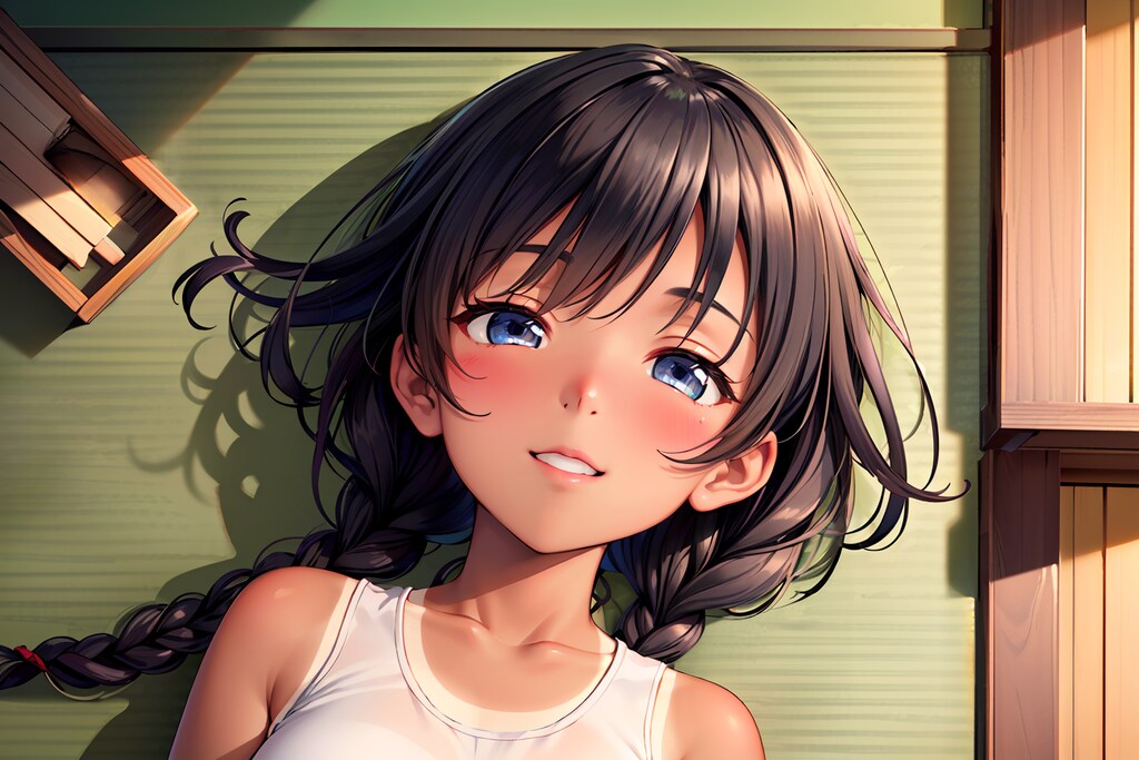 夕涼み（４枚）
