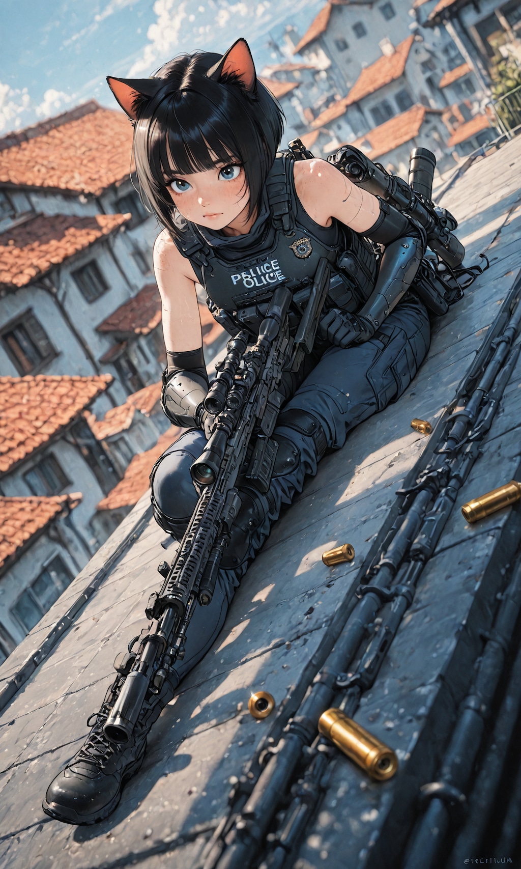 猫耳ミミちゃん、警視庁特殊部隊に入隊する