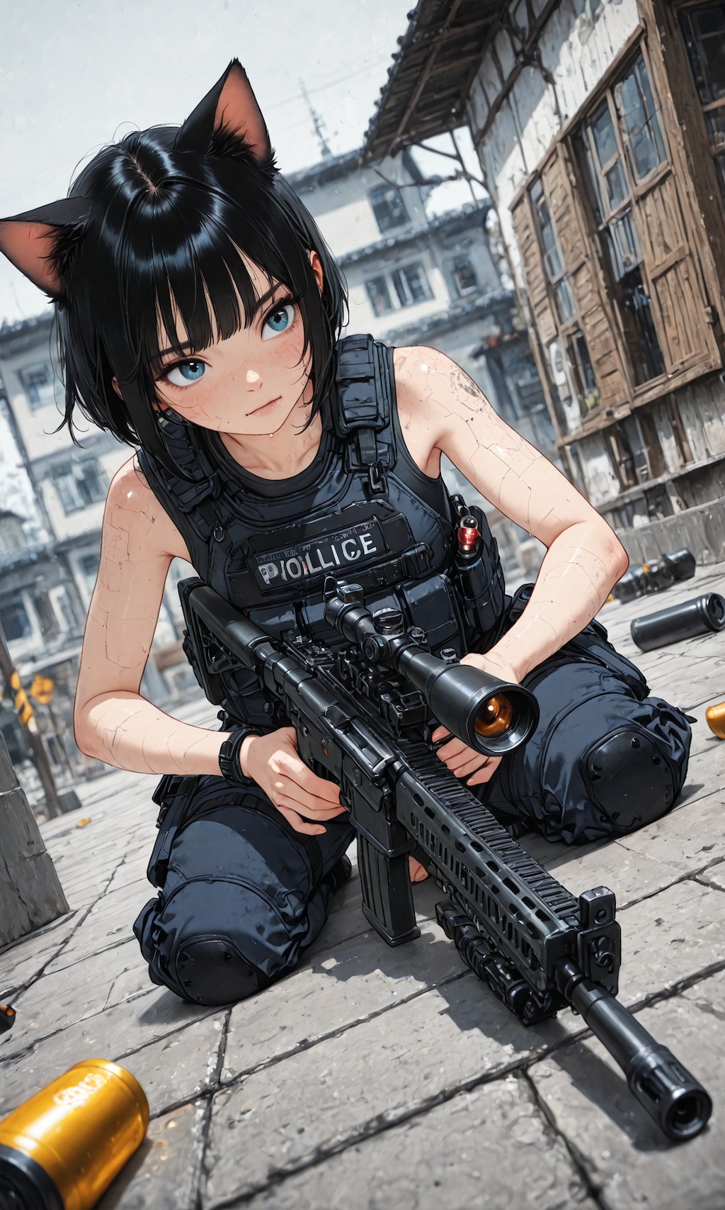 猫耳ミミちゃん、警視庁特殊部隊に入隊する