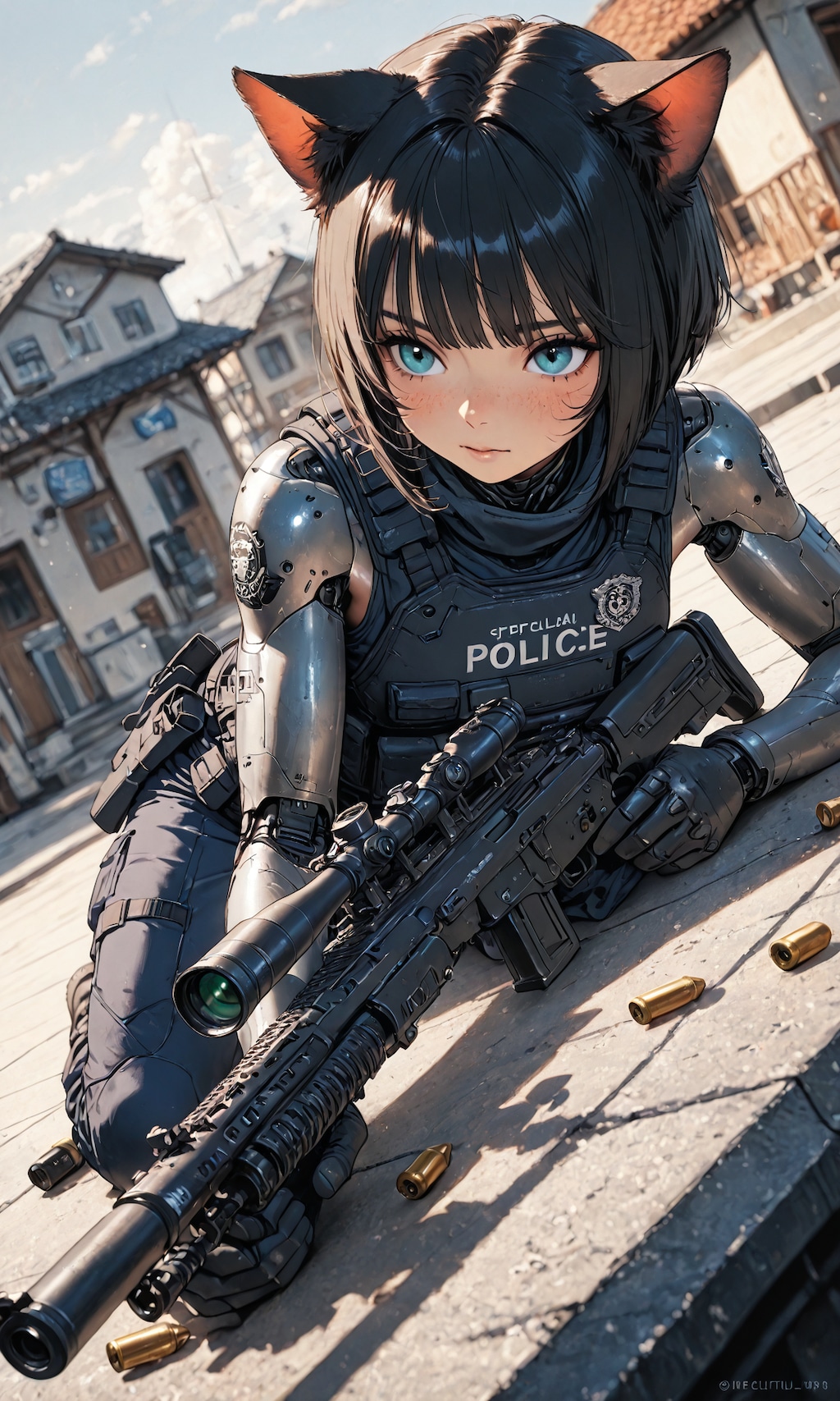 猫耳ミミちゃん、警視庁特殊部隊に入隊する