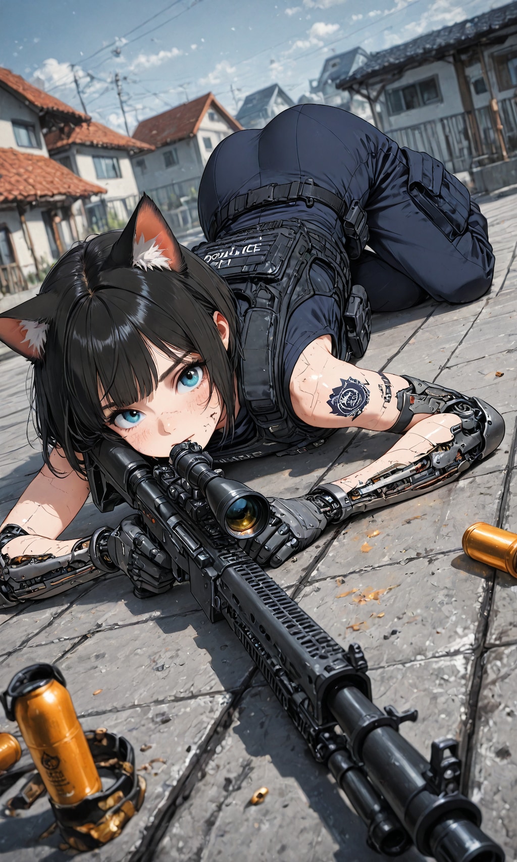 猫耳ミミちゃん、警視庁特殊部隊に入隊する