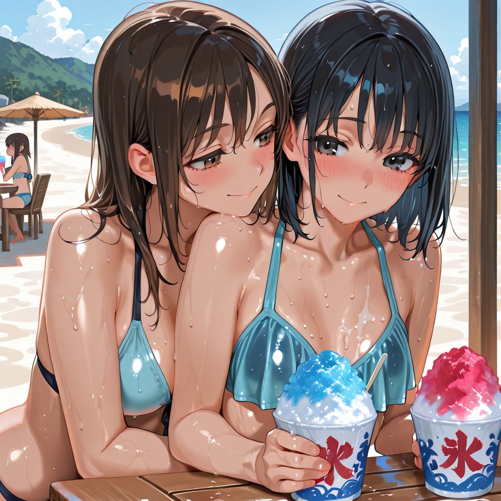 リゾートビキニかき氷