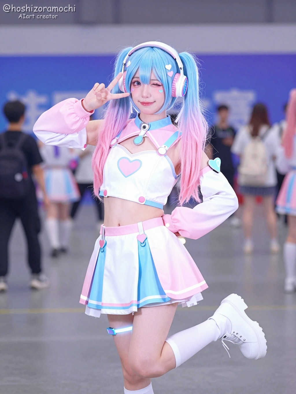 サイバーアイドル、仮想現実のスター