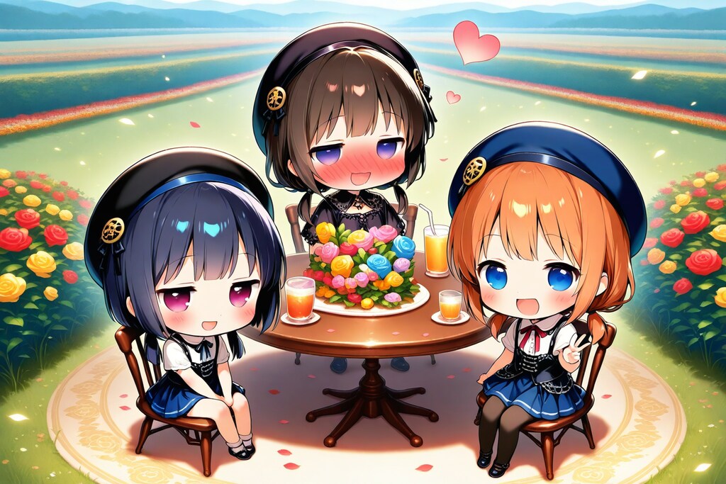 ちびちゃんの、お茶会へようこそ-♪。