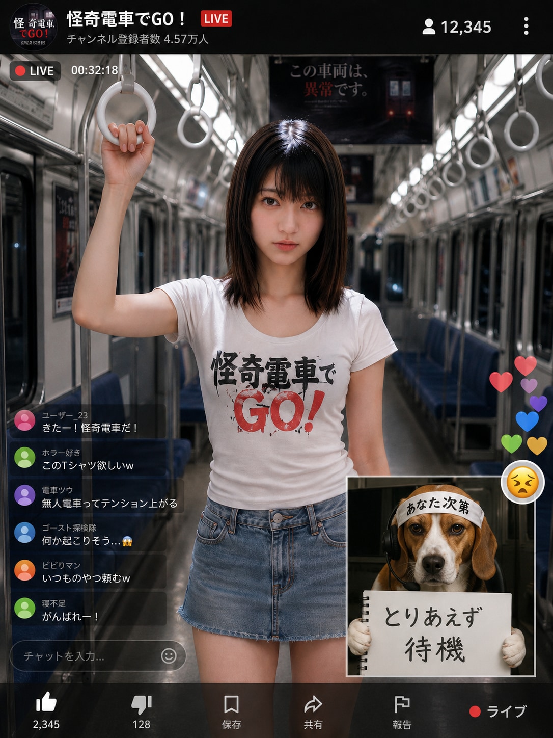怪奇電車でGO！　撮影こそ我が命