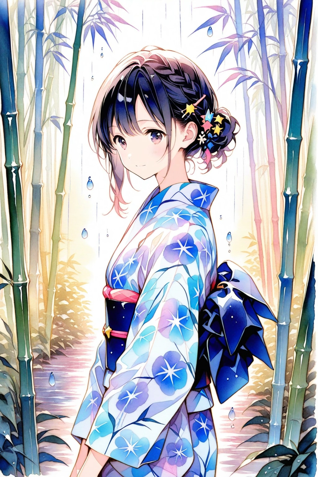 雨上がりの七夕