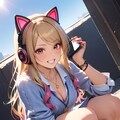 ネコミミヘッドホンギャル 2枚目