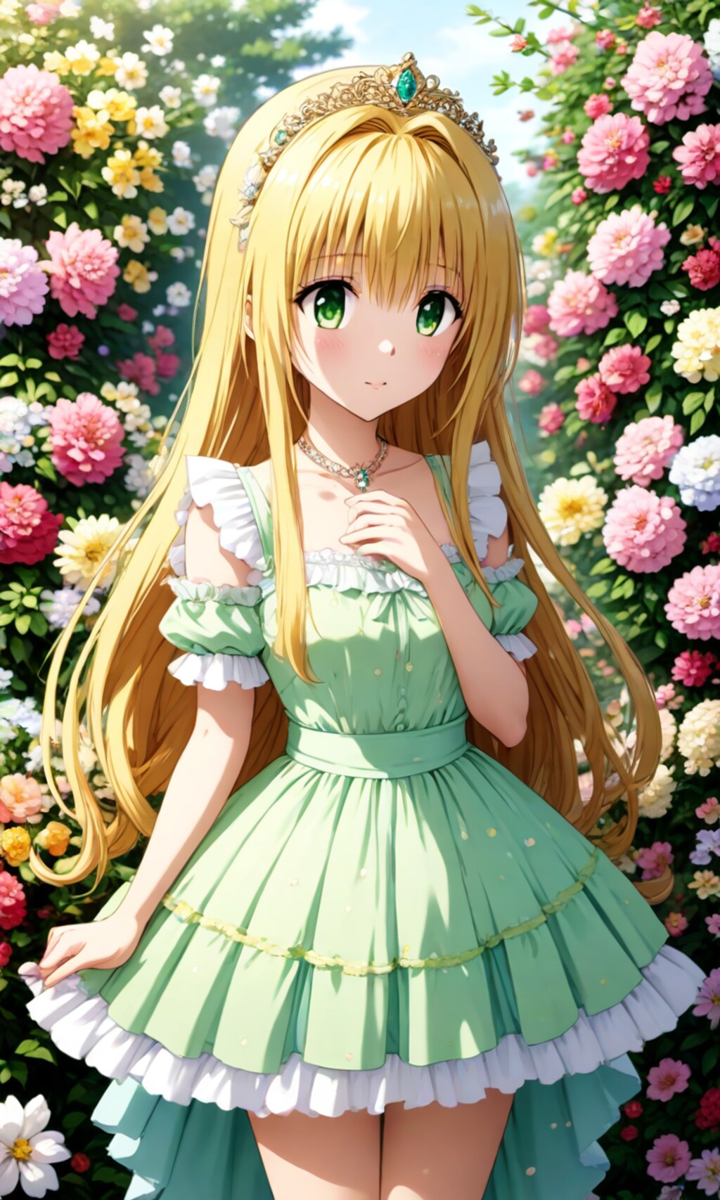 花とドレスとプリンセスと