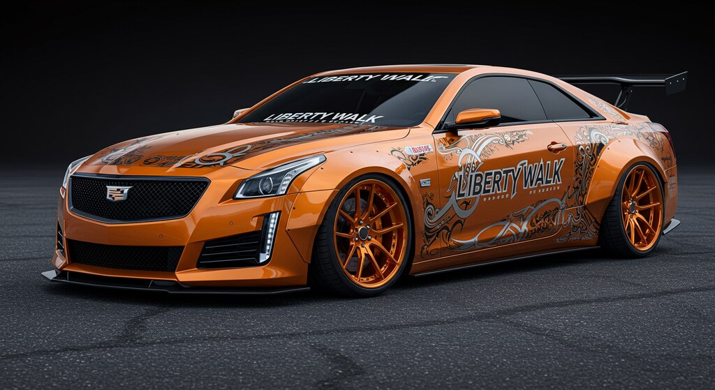 リバティーウォークキャデラックのドリ車