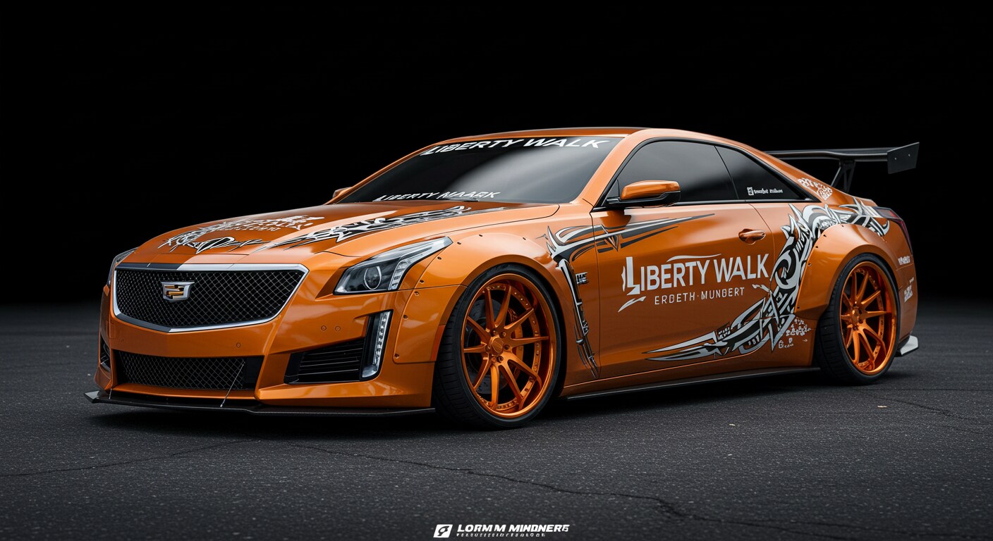 リバティーウォークキャデラックのドリ車 | の人気AIイラスト・グラビア