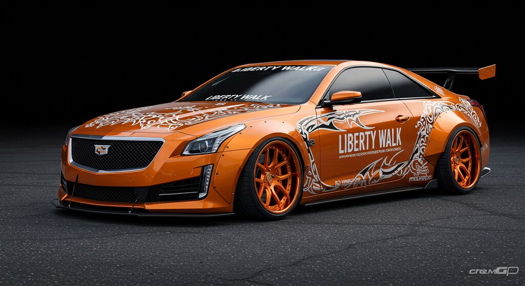 リバティーウォークキャデラックのドリ車