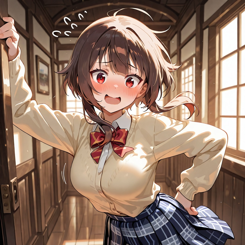 メグミン（このすば）魔法で爆殺アイテムを胸に | の人気AIイラスト・グラビア