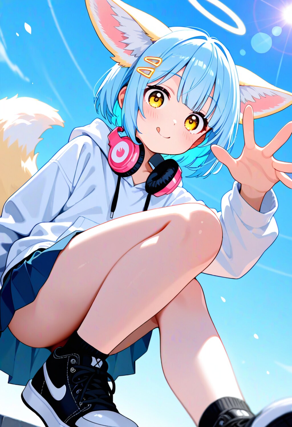 「えへへ、見つかっちゃった！」