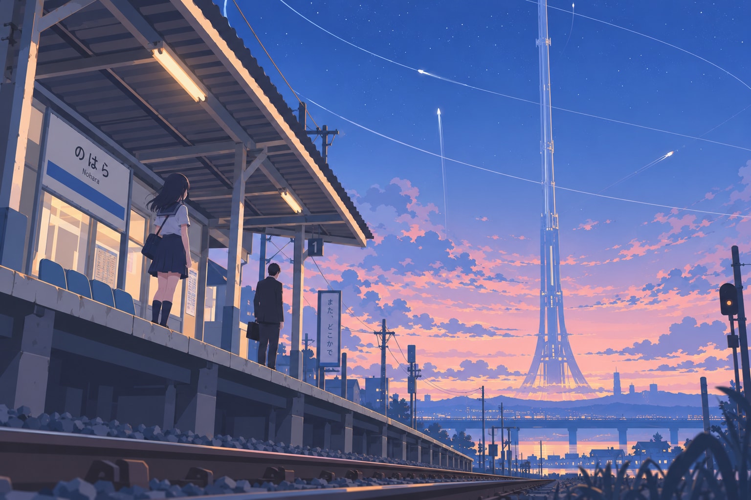 軌道エレベーター | の人気AIイラスト・グラビア