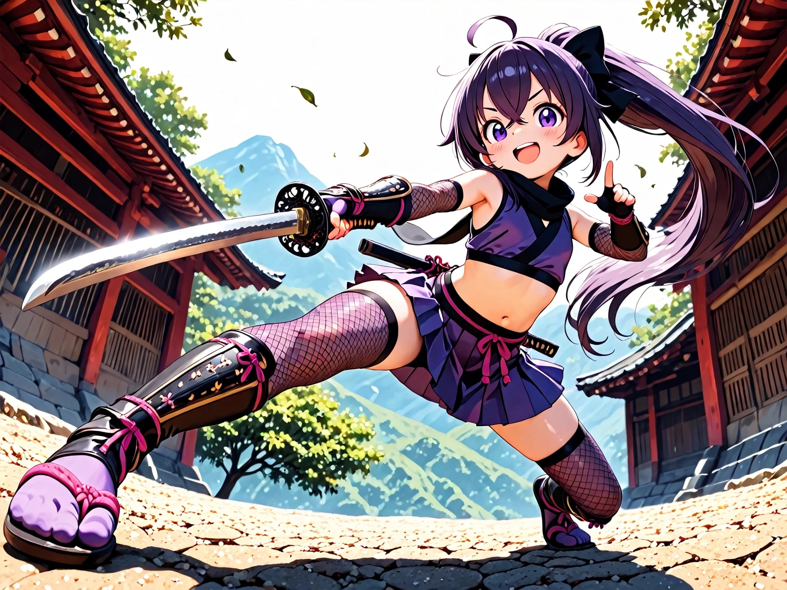 サンライズ風くノ一 | の人気AIイラスト・グラビア