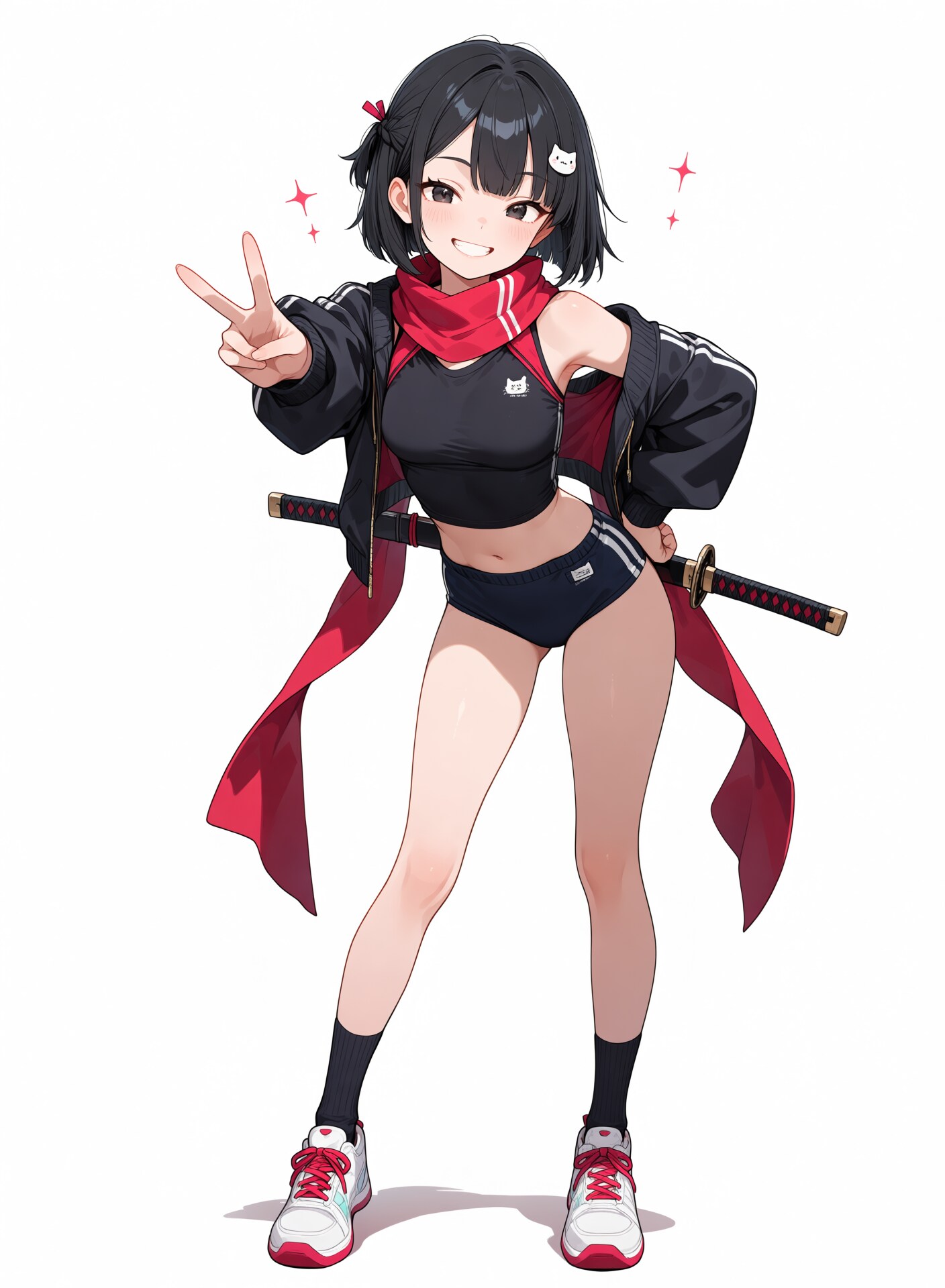 忍務完了のポーズ