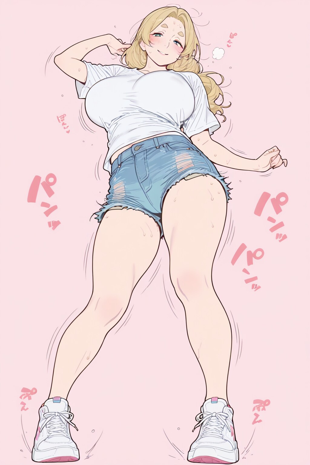 ホットパンツで踊るニーナさん