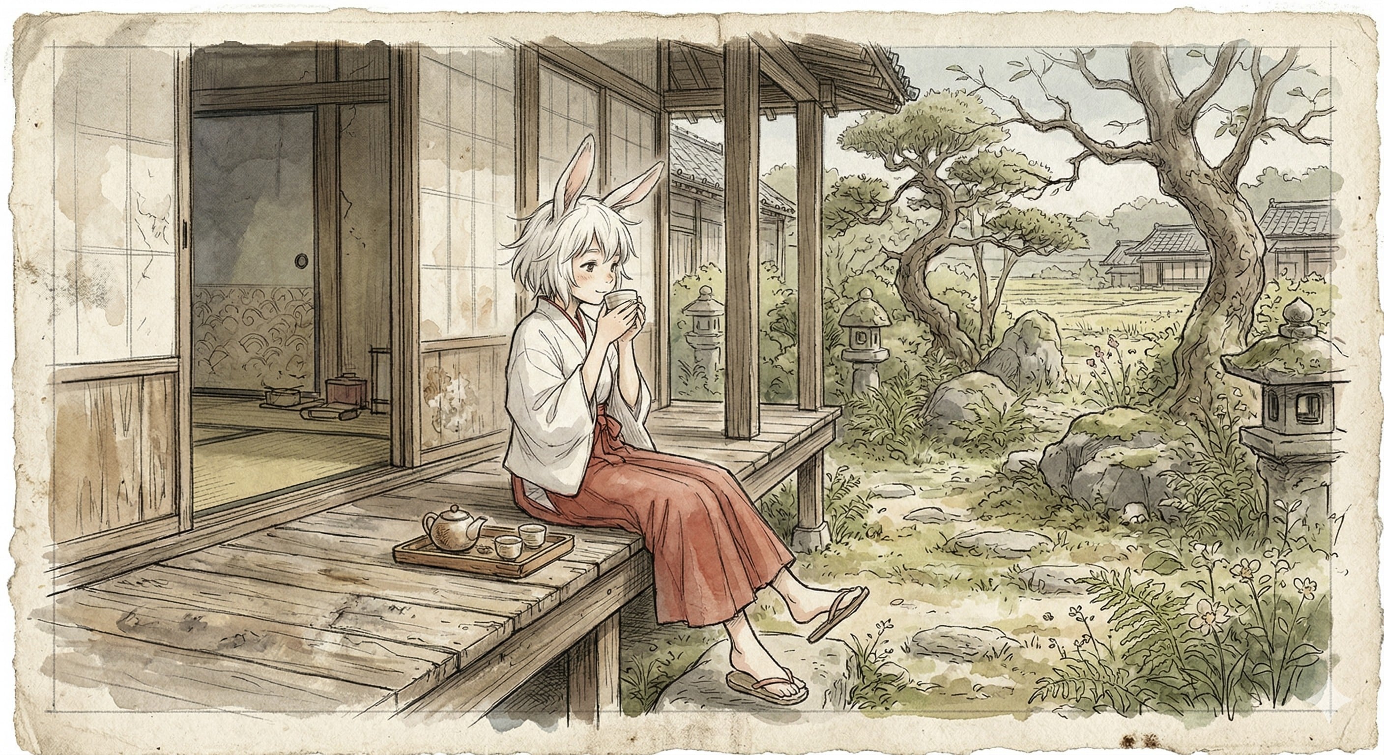 今日の巫女バニー① | の人気AIイラスト・グラビア