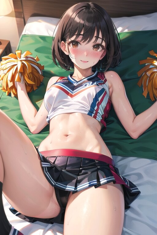 チアガールの季節　ベッドの上でも応援