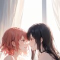 じゃれ合うふたり 4枚目