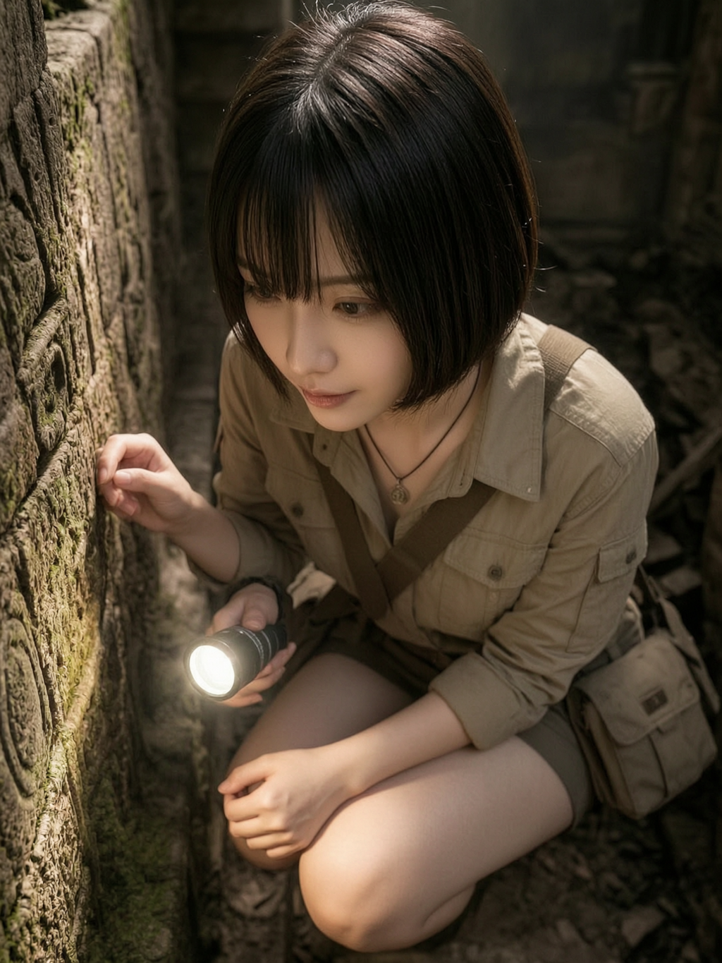 遺跡探索中  (Cafe Marché かな)