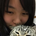 猫にキスする子 12枚目