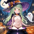 qilinでハロウィンの魔女っ子さん251031 2枚目