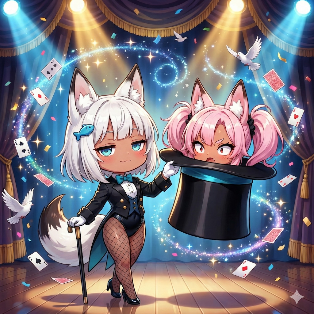 マジシャン白狐ちゃん