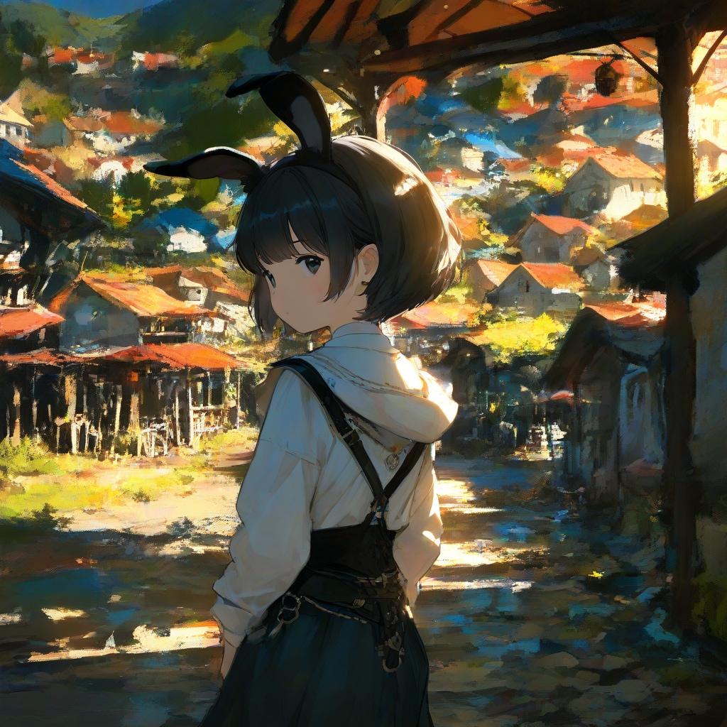兎人の村へ