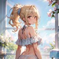 桜と女の子 2枚目