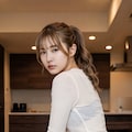 魅惑の脚線美と透けニット 4枚目